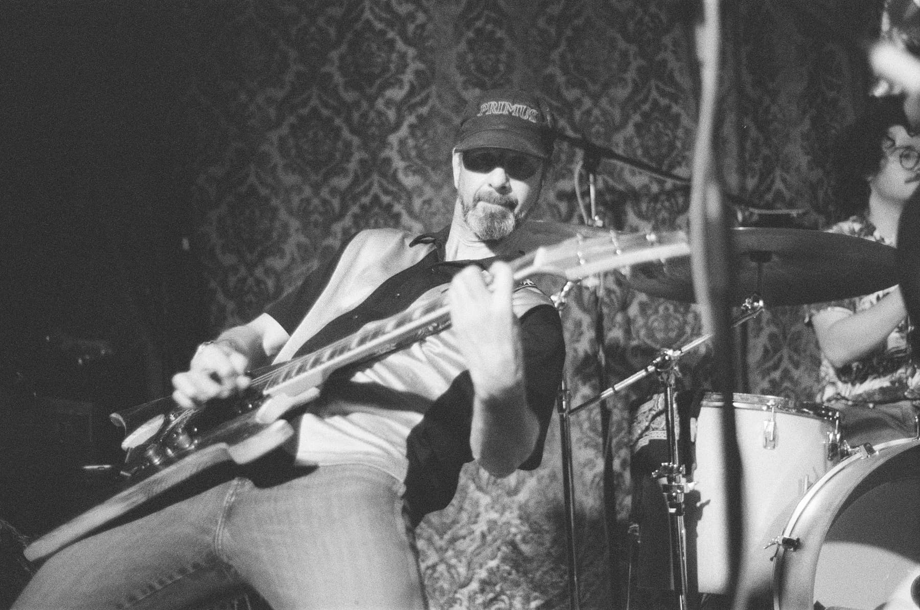 Guitarist Dynamic Closeup Bw (Congress Coffee Calgary TRIAL09 Phreqed)